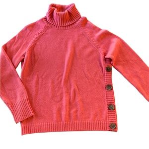 The Limited sweater, turtleneck, dark pink, size extra large